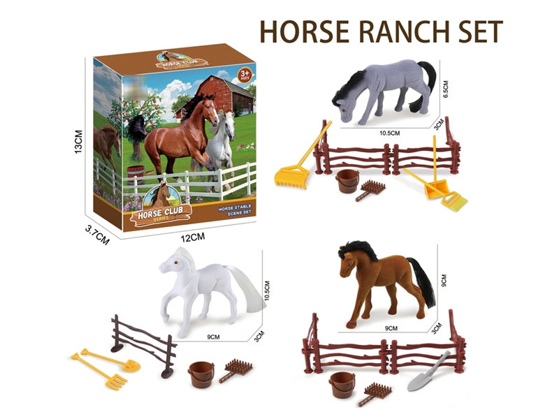HORSE RANCH SET,3ASST - HP1202138