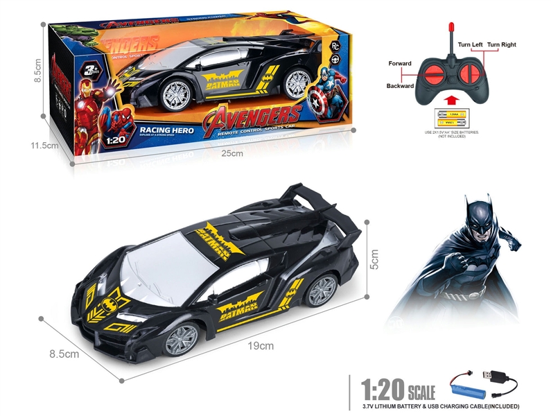1:20 4-CHANNELS R/C CAR,INCLUDED 3.7V BATTERY +USB LINE - HP1202193