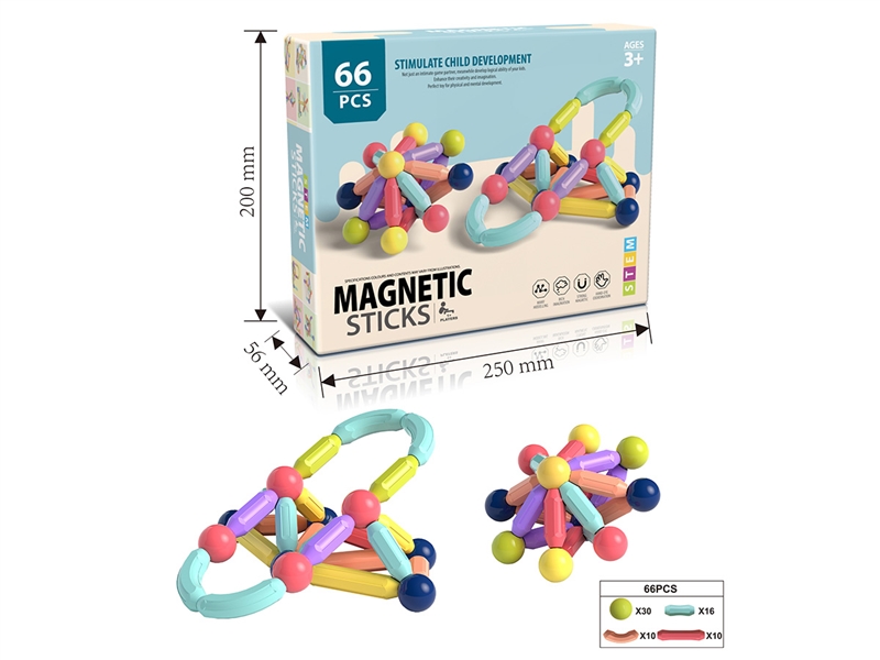 MAGNETIC STICKS 66PCS - HP1202589
