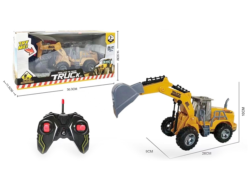 1:30 4-CHANNE R/C CONSTRUCTION TRUCK W/LIGHT (NOT INCLUDED BATTERY) - HP1202686