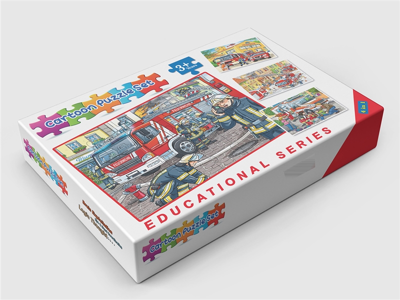 儿童进阶拼图4款装：24片+36片+48片+72片（4款统一尺寸：34X22.5CM) - HP1202695