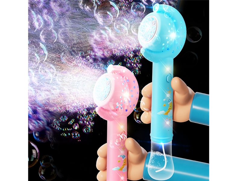 B/O BUBBLE GUN W/LIGHT (NOT INCLUDED BATTERY) 2COLORS - HP1202834