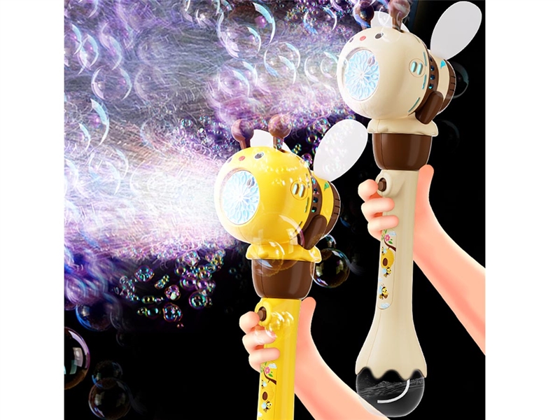 B/O BUBBLE GUN W/LIGHT (NOT INCLUDED BATTERY) 2COLORS - HP1202836