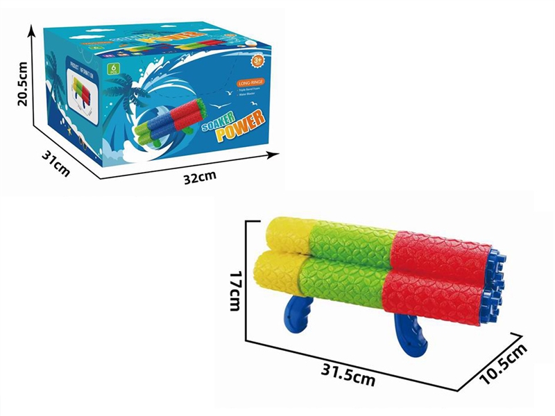 WATER GUN,6PCS/DISPLAY BOX - HP1203229