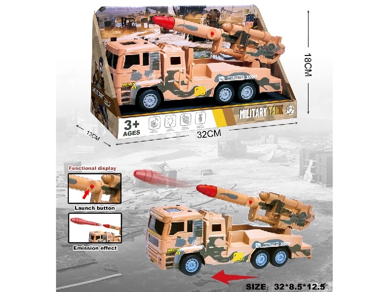 FRICTION MILITARY CAR - HP1204525