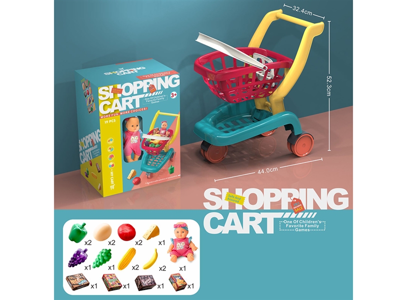 SHOPPING CART W/DOLL - HP1204600