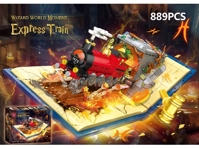 BUILDING BLOCK 889PCS W/LED LIGHT (INCLUDED 2*AG3) - HP1204858