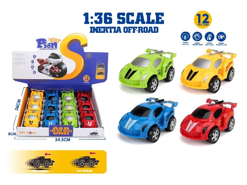 360°REVOLVE FRICCTION CAR , 12PCS/DISPLAY BOX - HP1205206