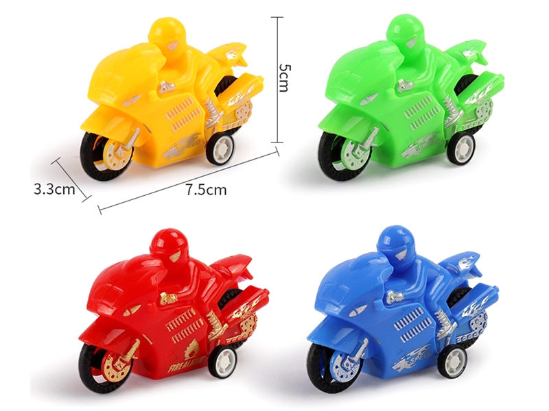 PULL BACK MOTORCYCLE,4COLOURS - HP1205346
