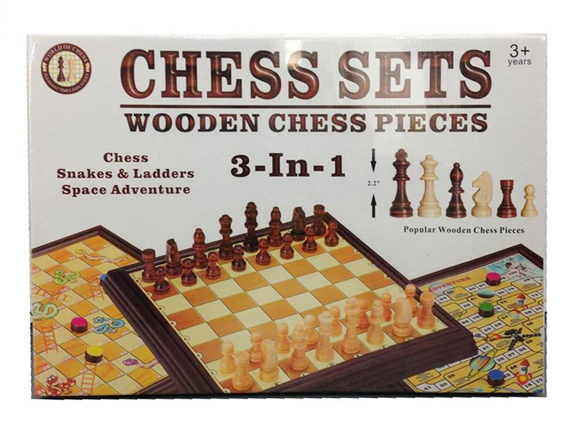 3 IN 1 CHESS GAMES - HP1205605