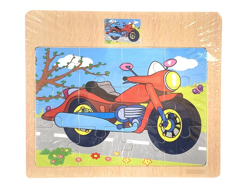 WOODEN PUZZLE 12PCS - HP1206999