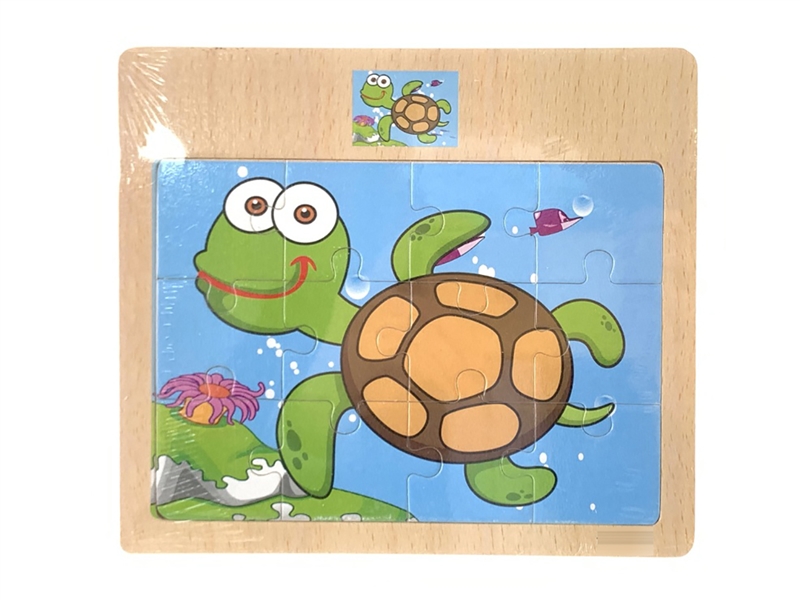 WOODEN PUZZLE 12PCS - HP1207007