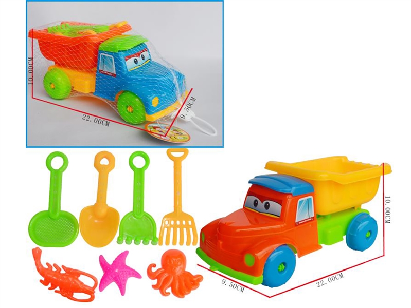（GCC）沙滩车＋7块小玩具 - HP1207173