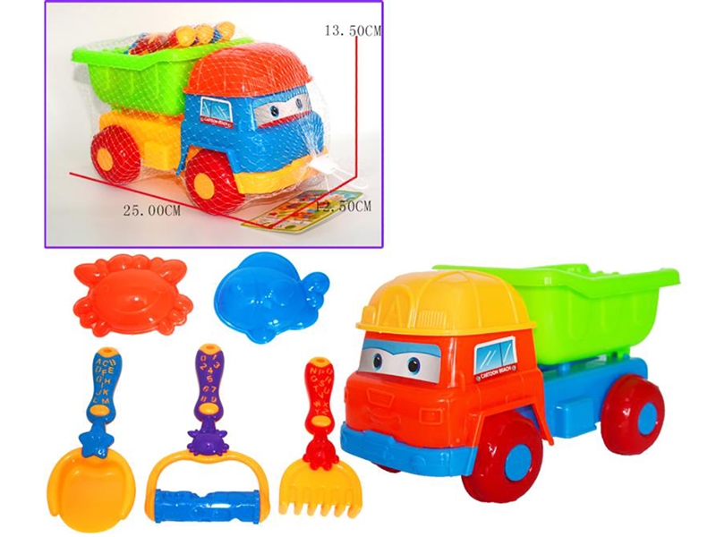 （GCC）沙滩车＋5块小玩具 - HP1207176