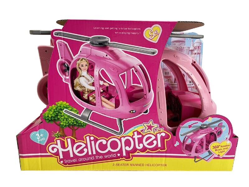 HELICOPTER W/DOLL & LIGHT & MUSIC - HP1207742