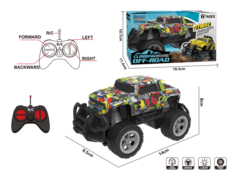 4-CHANNE R/C CAR W/LIGHT - HP1207827