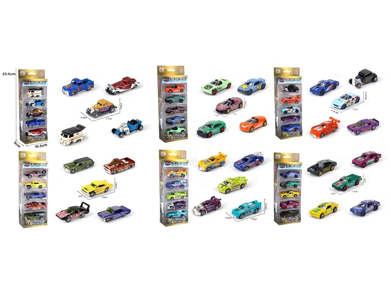 FREE WAY DIE-CAST CAR，6ASST - HP1208171