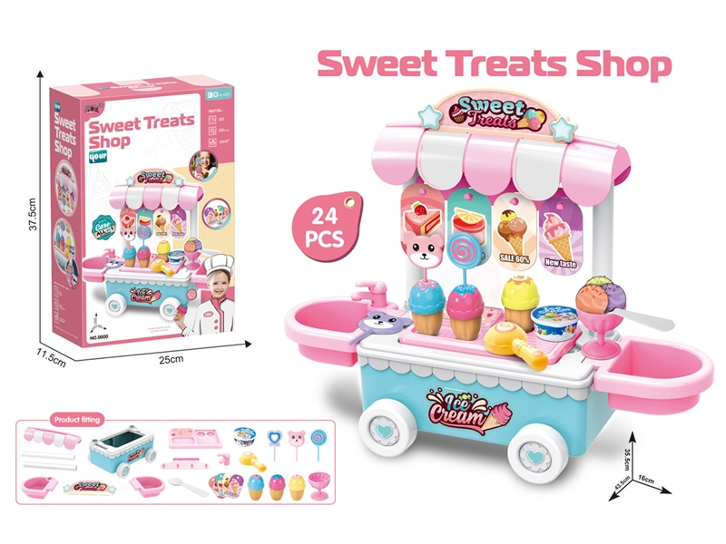 ICE-CREAM CAR 24PCS - HP1208405