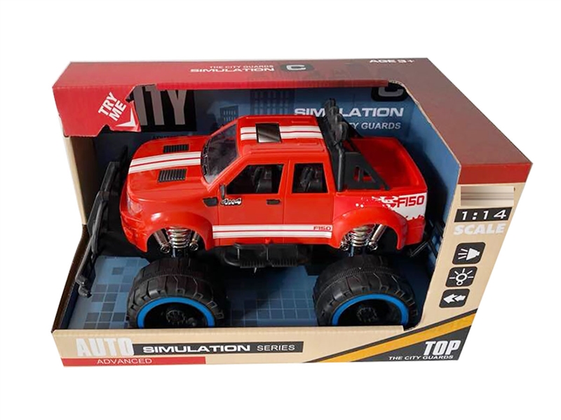FRICTION STUNT CAR W/MUSIC & LIGHT（INCLUDED BATTERY） - HP1208550