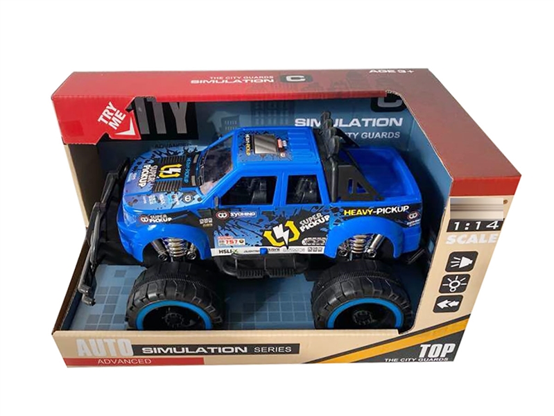 FRICTION STUNT CAR W/MUSIC & LIGHT（INCLUDED BATTERY） - HP1208551