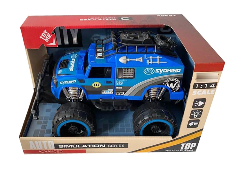 FRICTION STUNT CAR W/MUSIC & LIGHT（INCLUDED BATTERY） - HP1208554