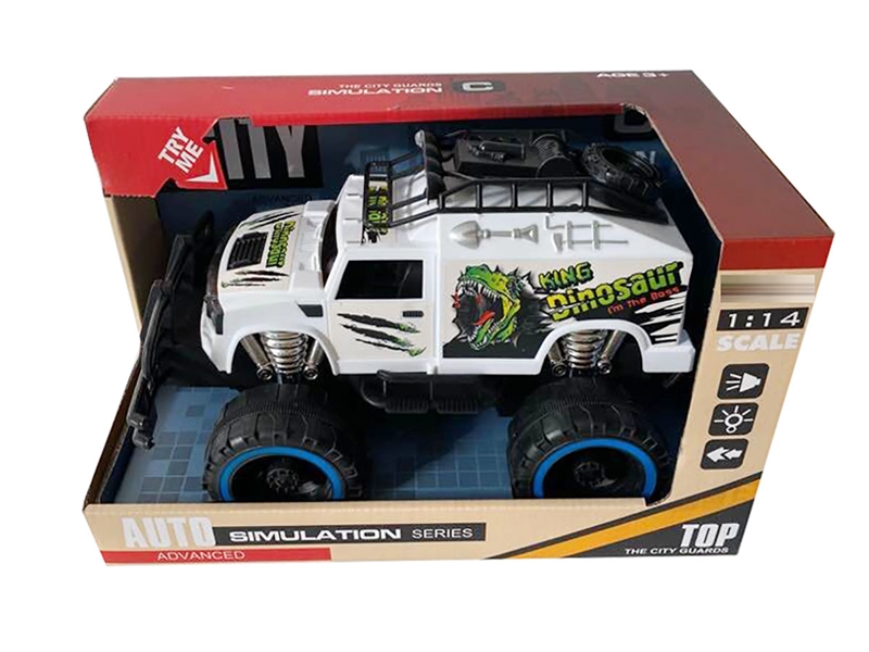 FRICTION STUNT CAR W/MUSIC & LIGHT（INCLUDED BATTERY） - HP1208555