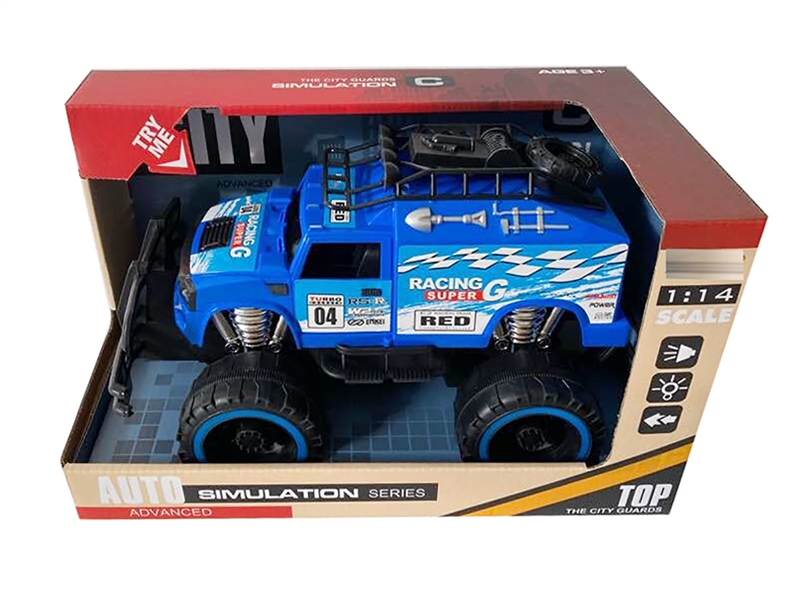 FRICTION STUNT CAR W/MUSIC & LIGHT（INCLUDED BATTERY） - HP1208556