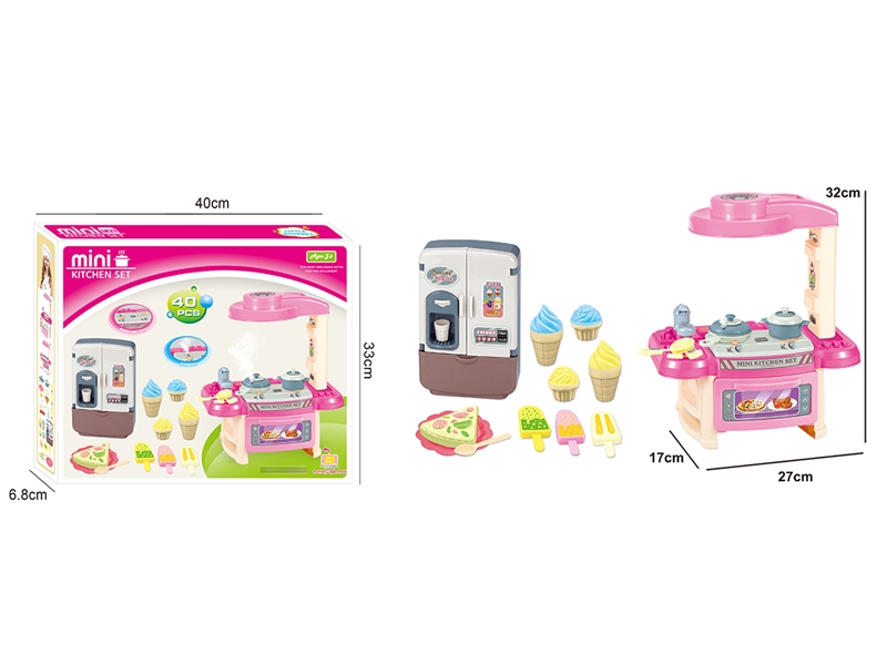 KITCHEN SET W/LIGHT & SPRAY & MUSIC - HP1208634