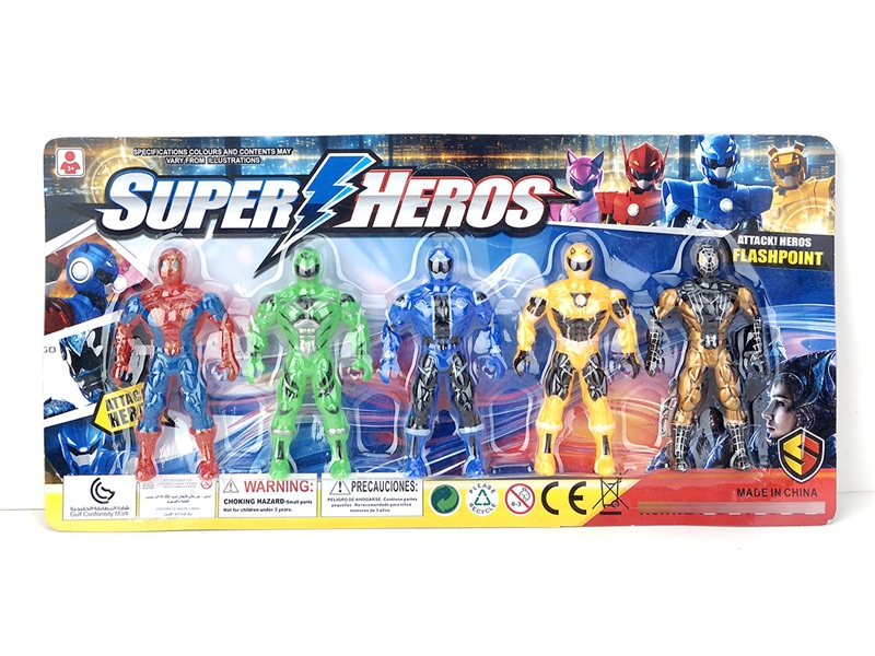 SUPER HEROS 5PCS - HP1208744