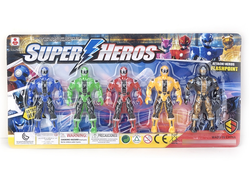 SUPER HEROS 5PCS - HP1208746