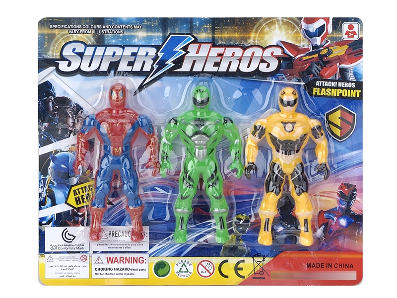 SUPER HEROS 3PCS - HP1208752