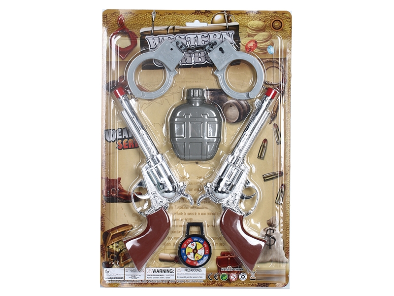 COWBOY GUN SET 2PCS - HP1209032