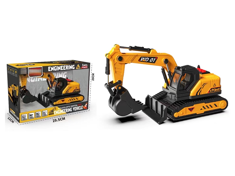 FRICTION CONSTRUCTION TRUCK W/LIGHT & SOUND - HP1209521