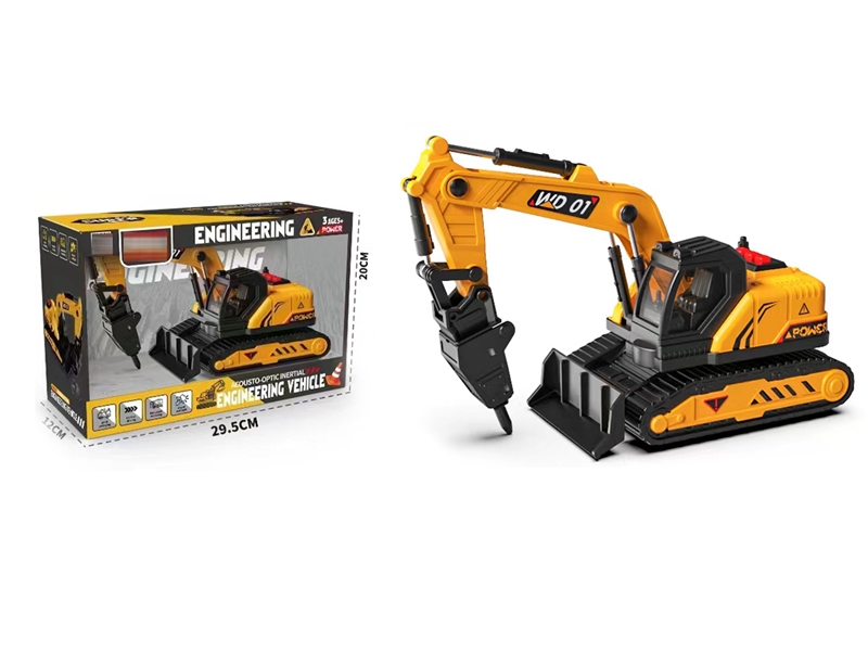 FRICTION CONSTRUCTION TRUCK W/LIGHT & SOUND - HP1209522