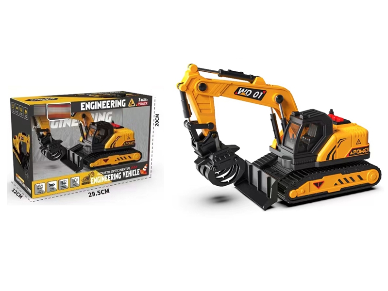 FRICTION CONSTRUCTION TRUCK W/LIGHT & SOUND - HP1209523