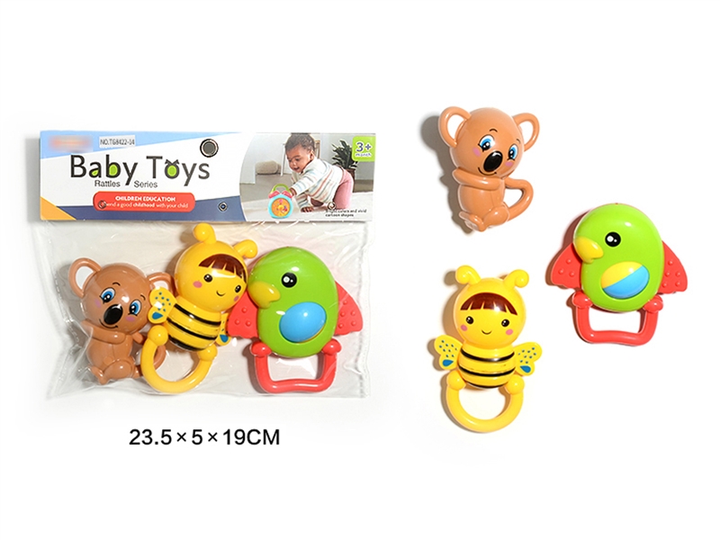 BABY RATTLE 3PCS - HP1210201