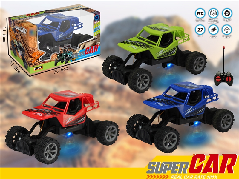 1:20 4-CHANNE R/C CAR W/LIGHT，3COLOURS（NOT INCLUDED BATTERY） - HP1210632