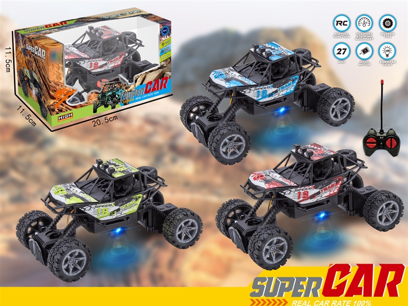 1:20 4-CHANNE R/C CAR W/LIGHT，3COLOURS（NOT INCLUDED BATTERY） - HP1210633