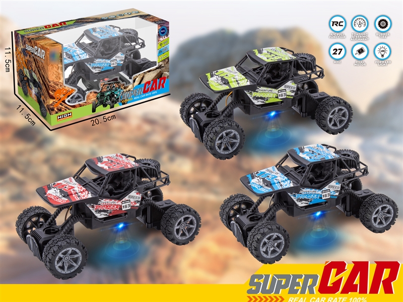 1:20 4-CHANNE R/C CAR W/LIGHT，3COLOURS（NOT INCLUDED BATTERY） - HP1210634