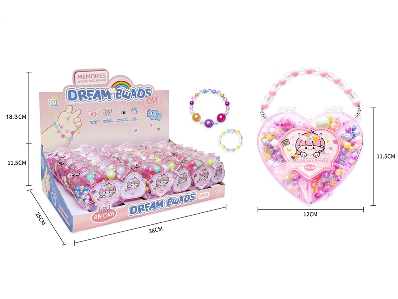 DIY CRAFT BEAD,18PCS/DISPLAY BOX - HP1211215