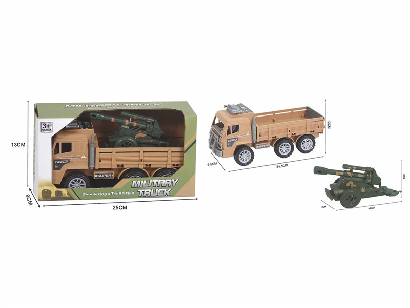 FRICTION MILITARY  TRUCK W/CANNON - HP1211271