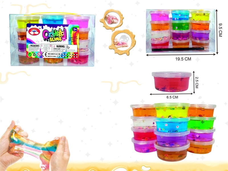 CRYSTAL SLIME 12COLORS - HP1211287