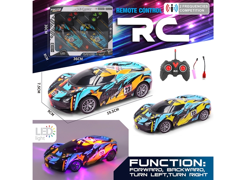 R/C CAR W/LIGHT（INCLUDED BATTERY） - HP1212016