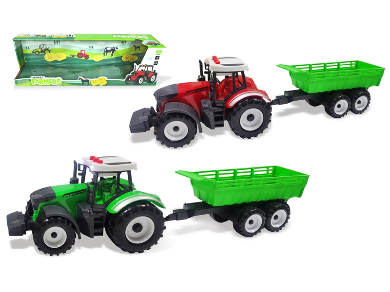 FRICTION FARMER CAR W/LIGHT & SOUND,2COLOURS - HP1212103