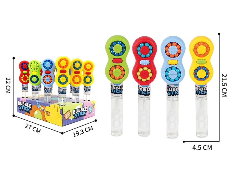 BUBBLE STICK 12PCS/DISPLAY BOX,4COLOURS - HP1212292