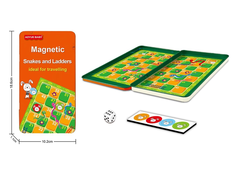 MAGNETIC SNAKES AND LADDERS CHESS - HP1212648