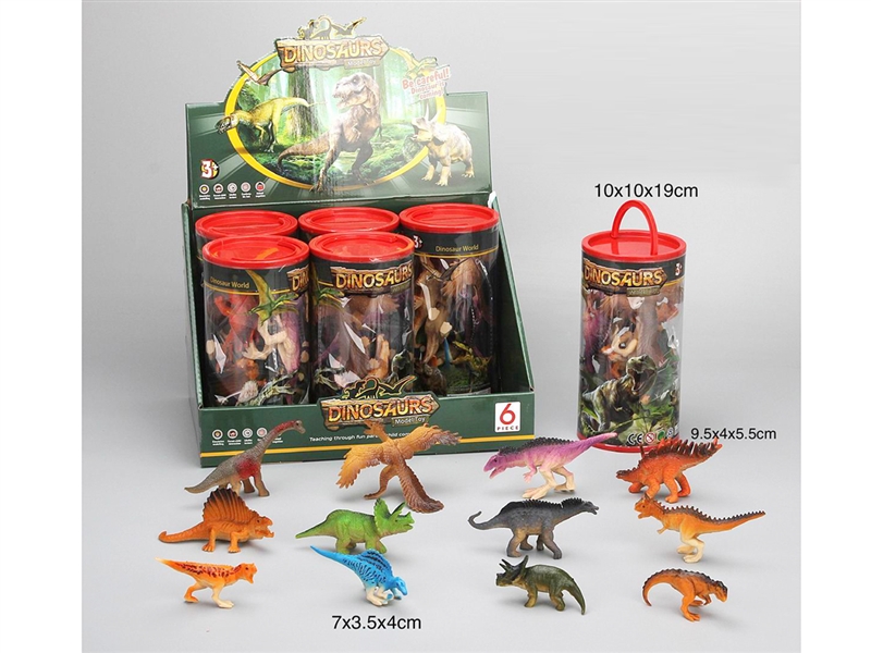 DINOSAUR SET 6PCS/DISPLAY BOX - HP1213158