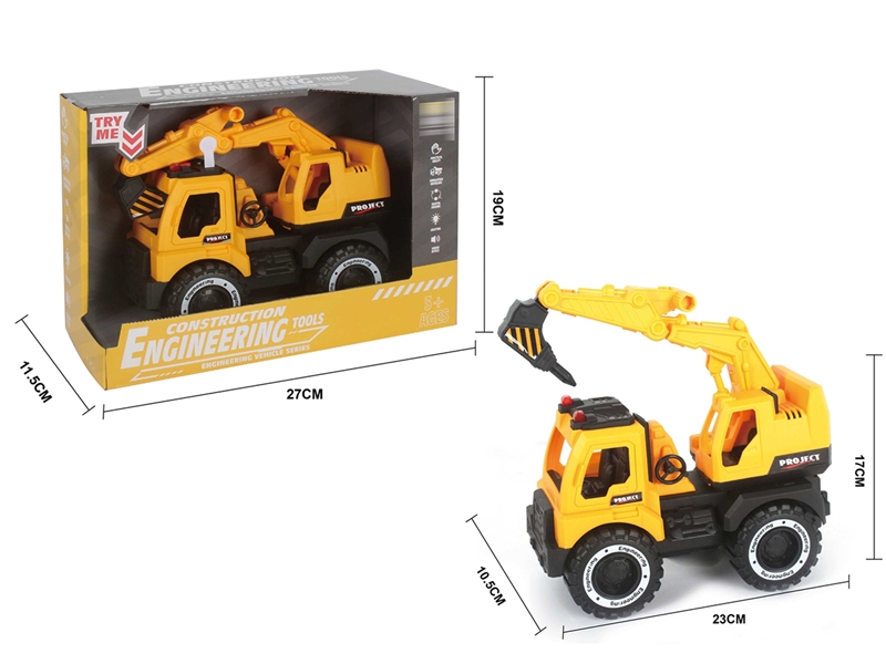 FRICTION CONSTRUCTION TRUCK W/LIGHT & MUSIC - HP1213163