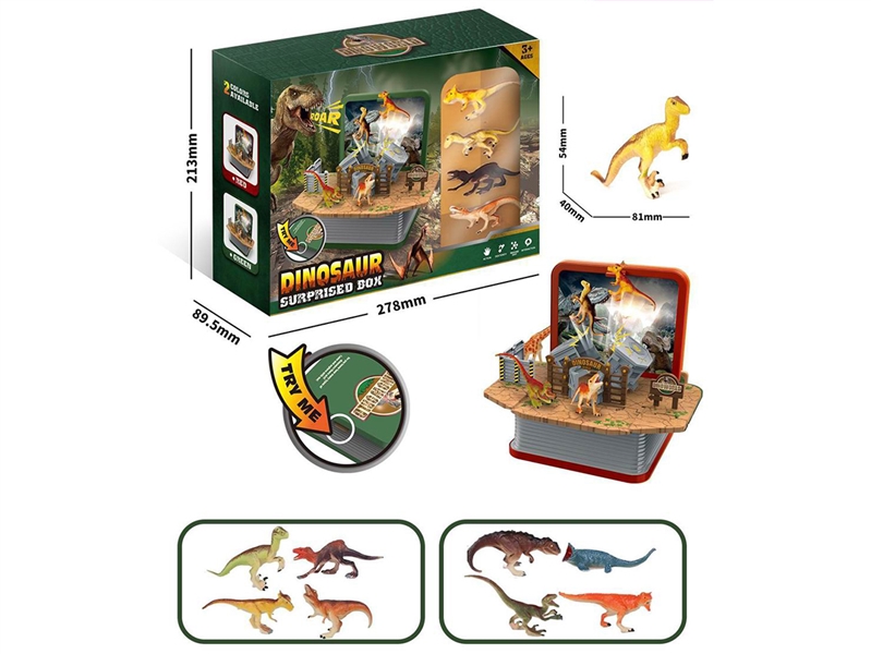 DINOSAUR THREE-DIMENSIONAL BOOK - HP1213293