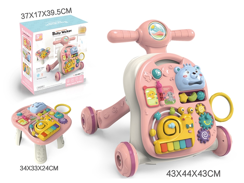 3 IN 1 BABY WALKER W/MUSIC & LIGHT - HP1213320